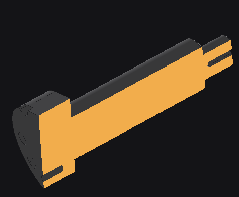 Section view in StepGeomChecker for STEP and IGES files